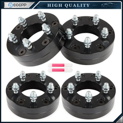4Pcs 2" 6x5.5 to 5x4.5 Wheel Adapters 14x1.5 For Chevy Convert to Mustang Wheels 6B93BC-57