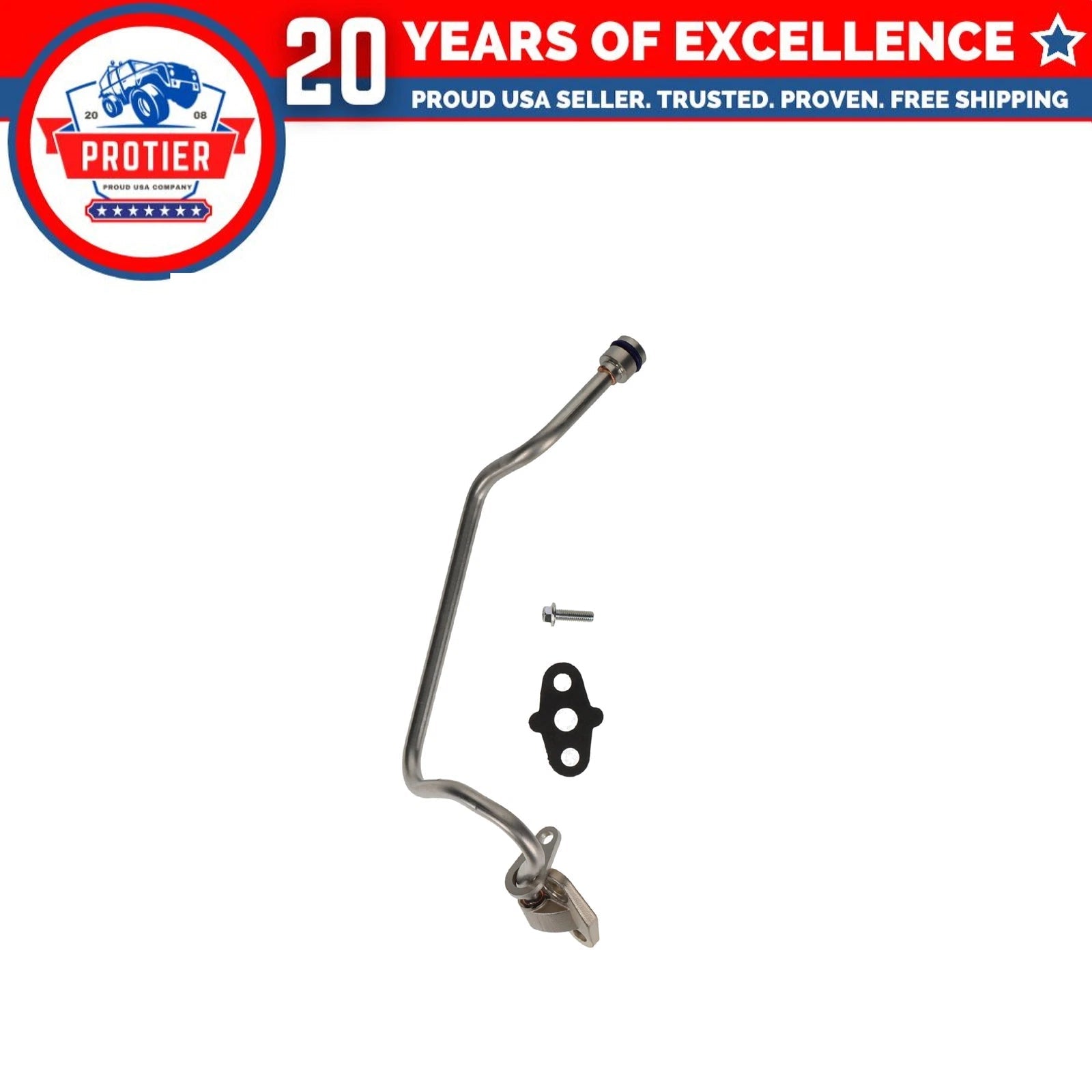 Turbocharger Oil Supply Line Fits Ford E-350 E-350 E-450 F-250 04-10 V8 6.0L 6B93BC-57