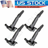 ECCPP 4 Ignition Coils For 6.2L 10-14 Ford F150 11-17 F250 F350 17 Ford E350 ECCPP