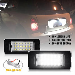 2X LED License Plate Lights White For 2012-2015 Mini Cooper Roadster R59 6000K A 6B93BC-57