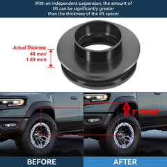 ECCPP 3" Front & 2" Rear Leveling Lift Kit For 1994-2002 Dodge Ram 2500 3500 RWD ECCPP