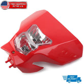 Headlight Projector Red Fairing Replacement For Honda CRF450L CRF450RX 2019 2020