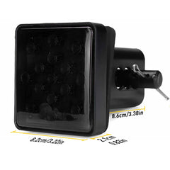 Smoked Len Hitch Tow 15-LED Receiver Light Brake For Truck SUV 2" Hole EOA 6B93BC-57