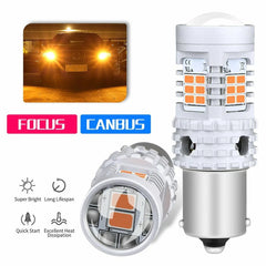 AUXITO Amber 1156 BA15S 1156A LED Turn Signal Lights Anti Hyper Flash Error Free AUXITO