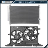 Electric AC Condenser Cooling Fan Kit For 2008 2009 2010 2011-2015 Scion xB 6B93BC-57