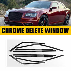 8x Fit 2011 12-2023 Chrysler 300 Side Window Chrome Delete Film Blackout Trim EA 6B93BC-57