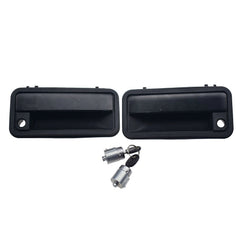 Front L & R Outside Door Handle & Lock Cylinder Kit Set for Chevy GMC 15032305 6B93BC-57
