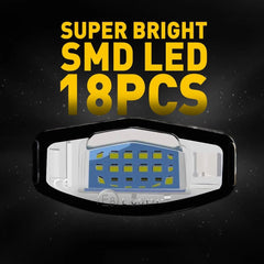 2X LED License Plate Lights For 7th 8th 9th Gen Honda Civic Car Auto Parts USEOA 6B93BC-57