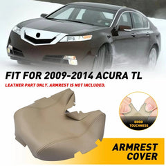 Center Console Lid Armrest Vinyl Cover Trim Taupe FOR 2009-2014 Acura TL A 6B93BC-57