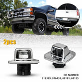 2X License Plate Light Rear Bumper Lamp Housing Cover for Chevy GMC Suburban EOA 6B93BC-57