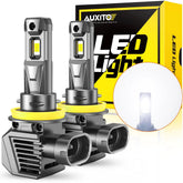 2X H11 LED Headlight Bulb Kit High/Low Beam Super Bright 6500K White 22000LM EOA 6B93BC-57
