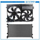 Fit for 2011 Volkswagen Jetta 2.0L Cooling Fan & Radiator Kit 6B93BC-57