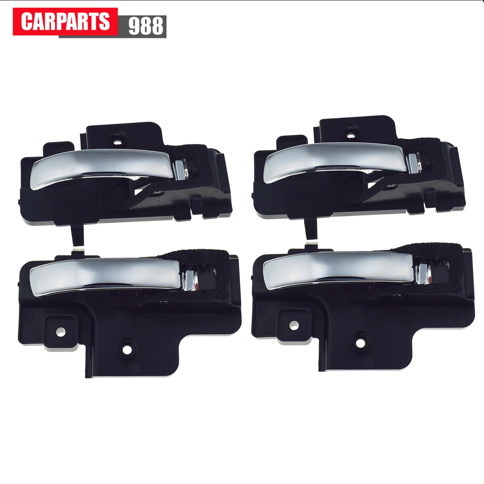 Interior Door Handle Chrome Front Rear Left Right For Dodge Caliber Jeep Compass 6B93BC-57