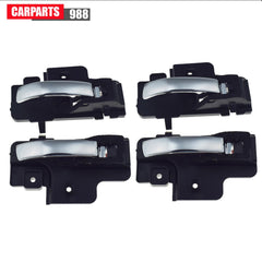 Interior Door Handle Chrome Front Rear Left Right For Dodge Caliber Jeep Compass 6B93BC-57