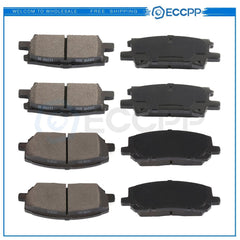 Front Rear Metallic Brake Pads For 2004 2005 2006 2007 Toyota Highlander 8pcs 6B93BC-57