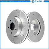 Front Left and Right Disc Brake Rotors for Mercedes-Benz C230 C250 C300 SLK250 6B93BC-57