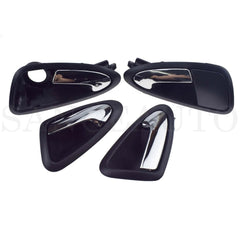 Chrome Front Rear LH RH Inside Door Handle for Seat Ibiza 2009-2017 6J1837113A 6B93BC-57