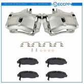 Front Brake Calipers Brake Pads Set 6Pcs For 1997-2000 Acura EL 19B1832 19B1833 6B93BC-57