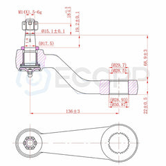 7pc Inner Outer Tie Rod 4-Groove Pitman Idler Arm for Suburban 1500 Tahoe Yukon 6B93BC-57