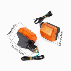 2X Rear Turn Signal Lights For Honda Nighthawk 250 CB250 CB 250 Indicator Winker