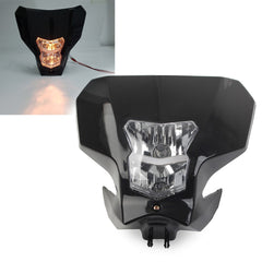 Headlight With Black Fairing Replacement For Honda CRF450L CRF450RX 2019 2020