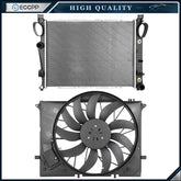 Electric Engine Radiator Cooling Fan Kit For 2002-2005 2006 Mercedes-Benz CL500 6B93BC-57