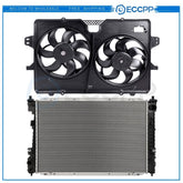 Radiator Cooling Fan Kit For 2008-2012 Ford Escape 2008-2011 Mazda Tribute 6B93BC-57