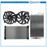 Electric Radiator Condenser Cooling Fan Kit For 2007-2017 2018 Nissan Altima KOEEP