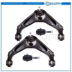 Front Upper Control Arms Lower Ball Joints Suspension Kit For GMC Sierra Yukon