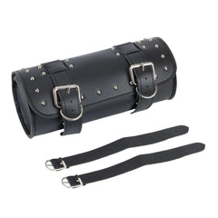 12'' Motorcycle Fork Tool Bag Storage Pouch Luggage Leather For Harley Davidson