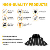 US For 2013-2018 Altima Nissan 8PCS Black Posts Window Pillar Door Trim Cover 6B93BC-57
