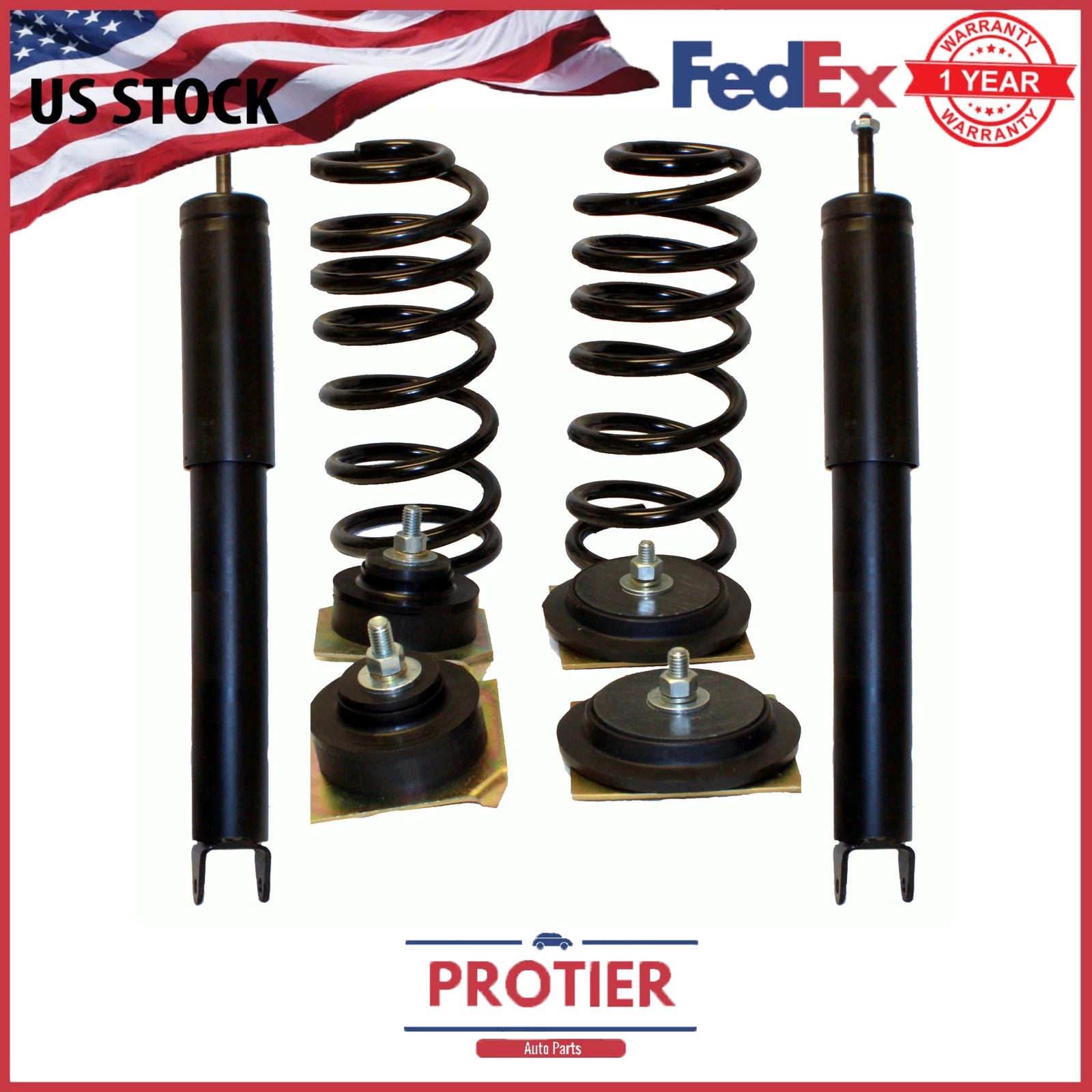 Rear Conversion Kit for LINCOLN CONTINENTAL w/ Shocks 6B93BC-57