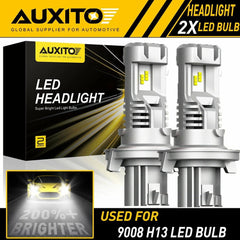 AUXITO H13 9008 LED Headlight Bulb for Ford F-150 2004-2014 High Low Beam M3 EOA AUXITO