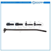 5pcs For 1992-1997 Ford F-350 4x4 Front Inner Outer Tie Rod Ends Suspension Part 6B93BC-57