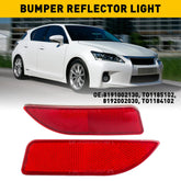 2X Rear Bumper Reflector Red Left+Right FOR 2011 12 13 Lexus CT 200h CT200h EOA 6B93BC-57