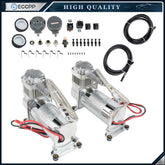 2 Pcs 12v 200 PSI Air Compressor Kit For Train Horns Bag Suspension KOEEP
