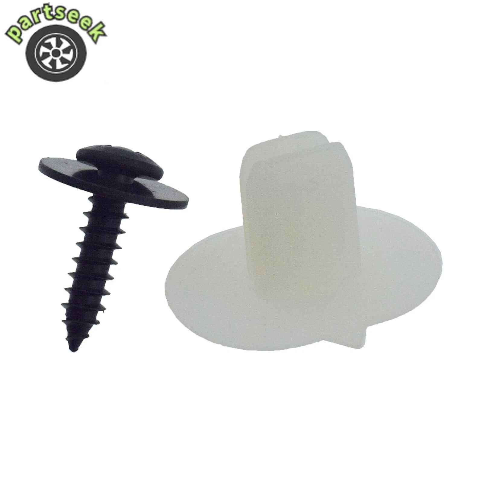 Bumper Mount Tap Screw & Grommet Nut Clip for Honda Civic Accord Acura Integra 6B93BC-57