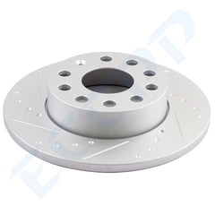 Discs Brake Rear Rotors For 2012-2013 Volkswagen Golf Highline Comfortline 2,0L 6B93BC-57