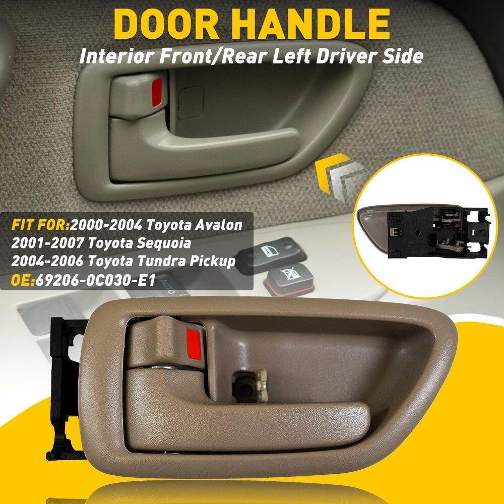 Interior Left Driver Door Handle For 2004-2006 Toyota Tundra Pickup Front / Rear 6B93BC-57
