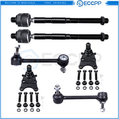 Front Lower Ball Joints Steering Sway Bar Tie Rod End For 2006-2012 GMC Canyon 6B93BC-57