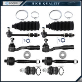 Front Tie Rod Sway Bar Ball Joint Rack Pinion Bellow For 2003-2006 Toyota Tundra KOEEP