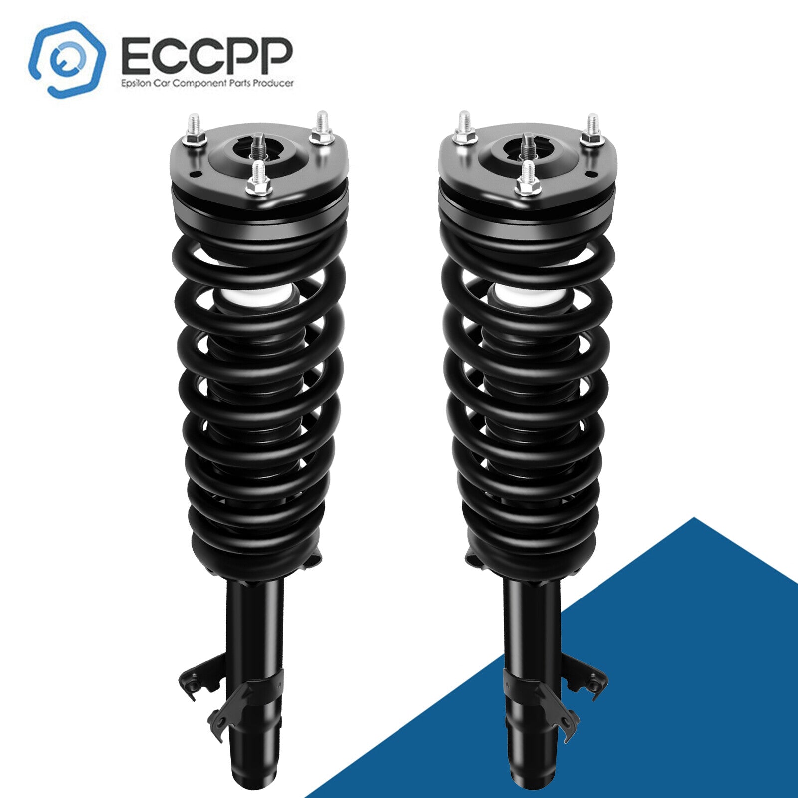 For 2003-2008 Mazda 6 Complete Shock/Strut Coil Springs Assembly Front Pair 6B93BC-57