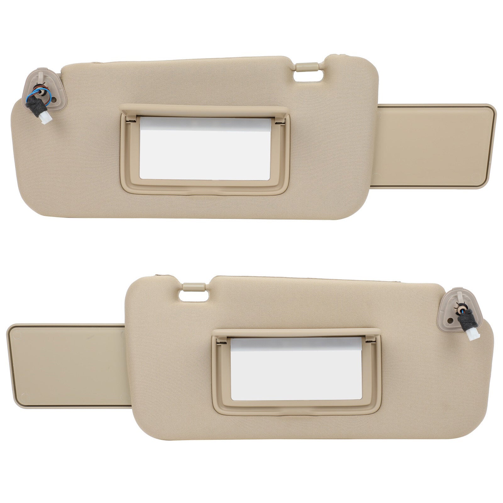 For Nissan Murano 09-14 Sun Visor LH Driver & RH Passenger Side Beige W/ Sunroof 6B93BC-57
