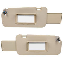 For Nissan Murano 09-14 Sun Visor LH Driver & RH Passenger Side Beige W/ Sunroof 6B93BC-57