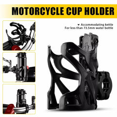 Motorcycle Cup Holder Drink Holder Water Bottle Holder Universal For ATV Bike EA 6B93BC-57