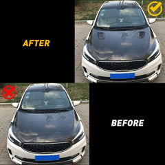 2X Air Hood Flow Intake Bonnet Scoop Cover Vent Universal Car Decorative EOA 6B93BC-57