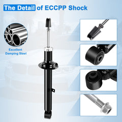 Front Rear Struts Shocks For 2006-2013 LEXUS IS250 IS350 RWD Left Right 6B93BC-57