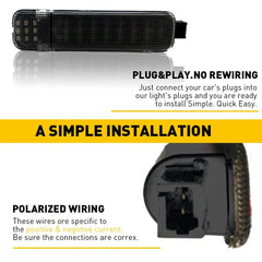 Smoked Door LED Courtesy Lights For Chevy Silverado Suburban Tahoe Sierra Yukon 6B93BC-57