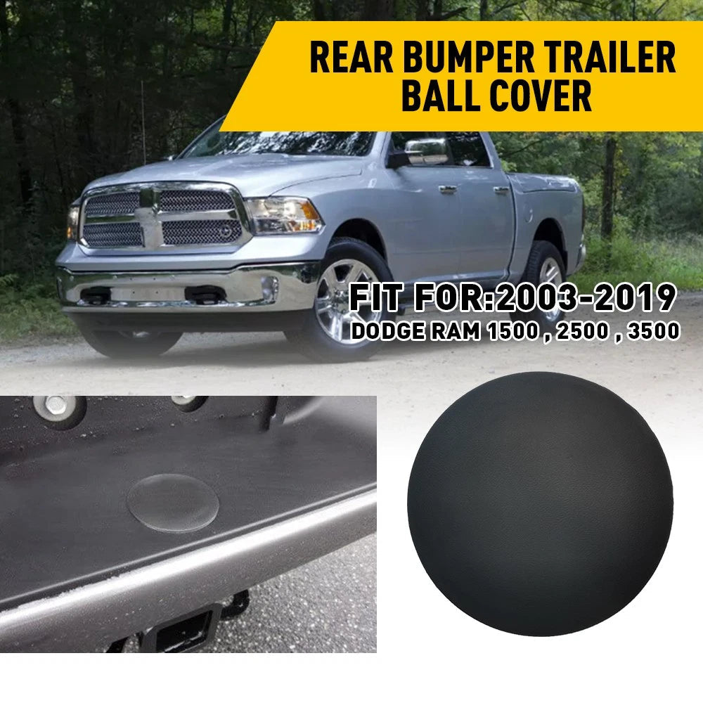 For 2003-2020 Dodge Ram 1500-3500 Rear Bumper Step Pad Towing Ball PLUG FLAT CAP 6B93BC-57