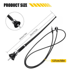 Waterproof Car Radio Antenna FM AM Aerial for ATV UTV Motorcycle Truck Yacht US 6B93BC-57